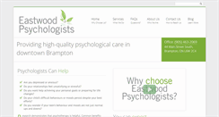 Desktop Screenshot of eastwoodpsychologists.com